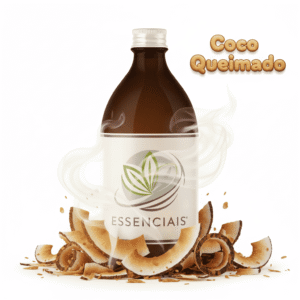 Essência Concentrada - Coco Queimado | Alta Fixação | Para Difusor, Aromatizador, Velas e Cosméticos
