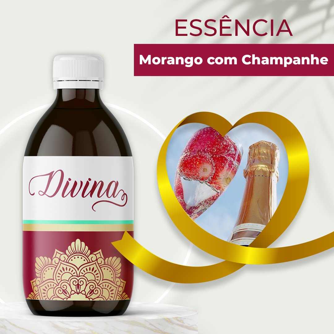MORANGO COM CHAMPANHE