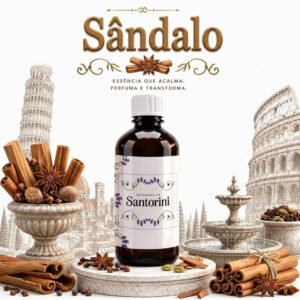 Essência Para Ambientes e Cosméticos – Sândalo | Aromatizador, Body Splash e Velas