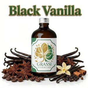Essência Multiuso – Black Vanilla | Ideal para Criações Artesanais e Aromáticas