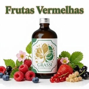 Essência Multiuso – Frutas Vermelhas | Ideal para Criações Artesanais e Aromáticas